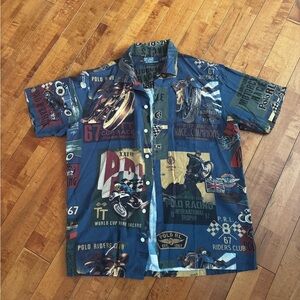 Polo Ralph Lauren Fit Print Camp Shirt